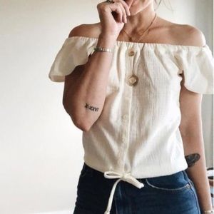 Madewell Off the Shoulder Top